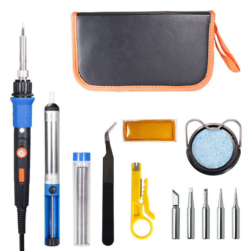60W Adjustable Temperature Electric Soldering Iron 220V EU Plug Welding Solder Rework Station Heat Pencil Repair Tool