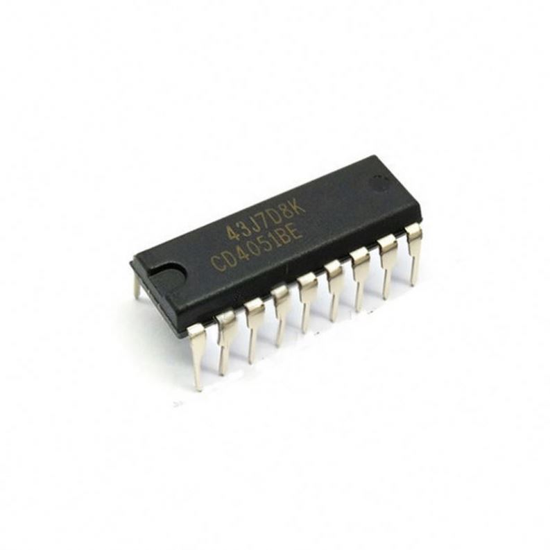 Аналоговый мультиплексор Cd4051 Single 8 1 16-pin Pdip Cd4051be