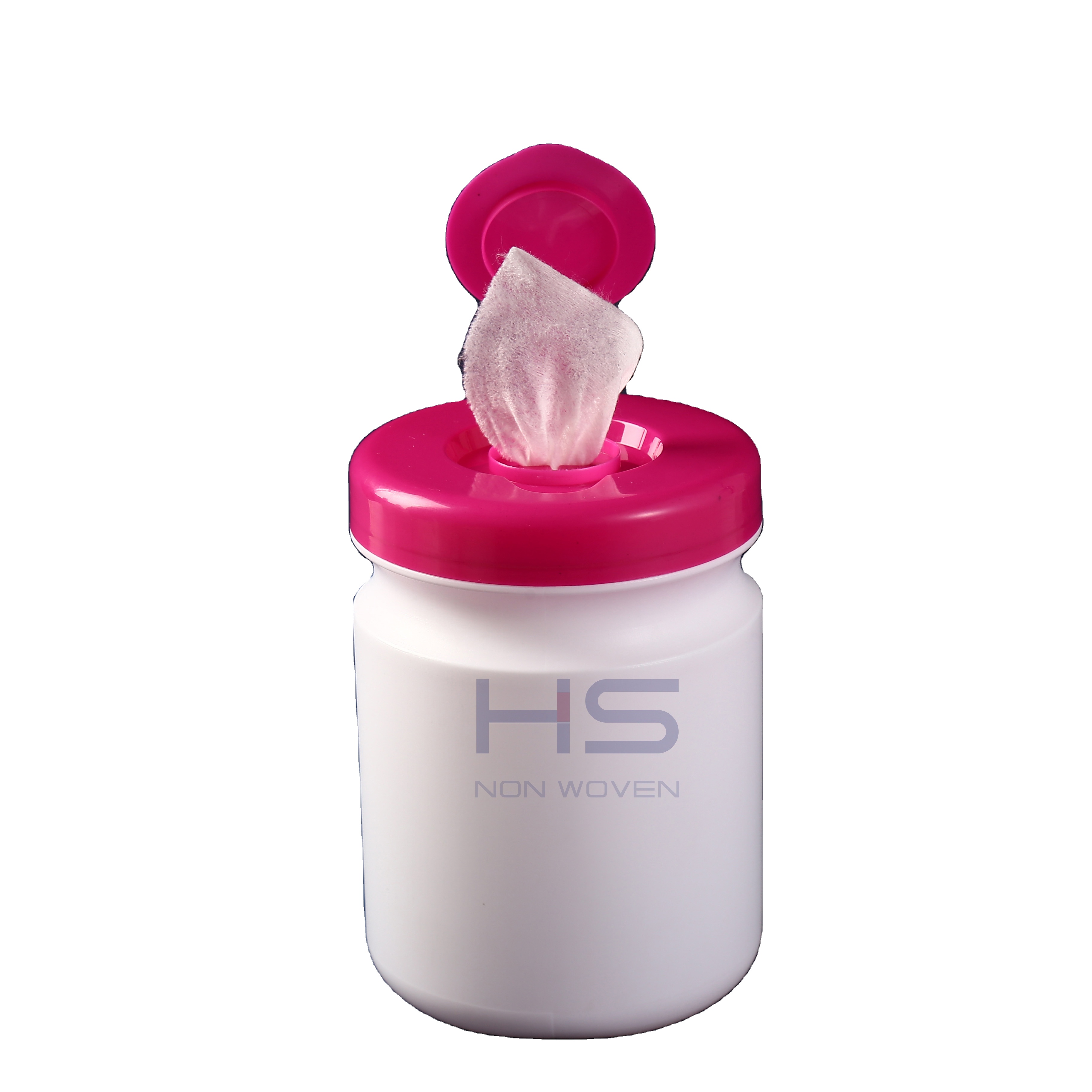 Non-woven wipes dry wipes in canister coreless point dry roll towel