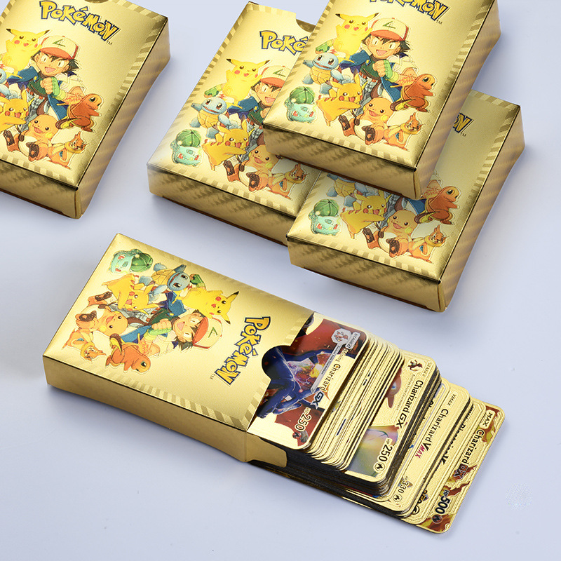 Amazon Лучшие продажи Venusaur золото продавцов pokemon Card 55 шт./кор. Покемон усилитель коробка карты коллекционная карточная игра