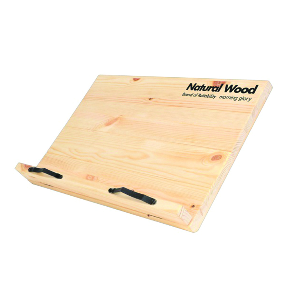 Natural Eco-Friendly Adjustable Bamboo Laptop Holder Wooden Cook Book Reading Stand