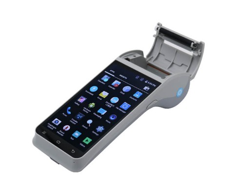 HFSecurity HP405 pos-терминал 3G 4G qr-код для электронного кассового аппарата с считывателем отпечатков пальцев для банковского проекта