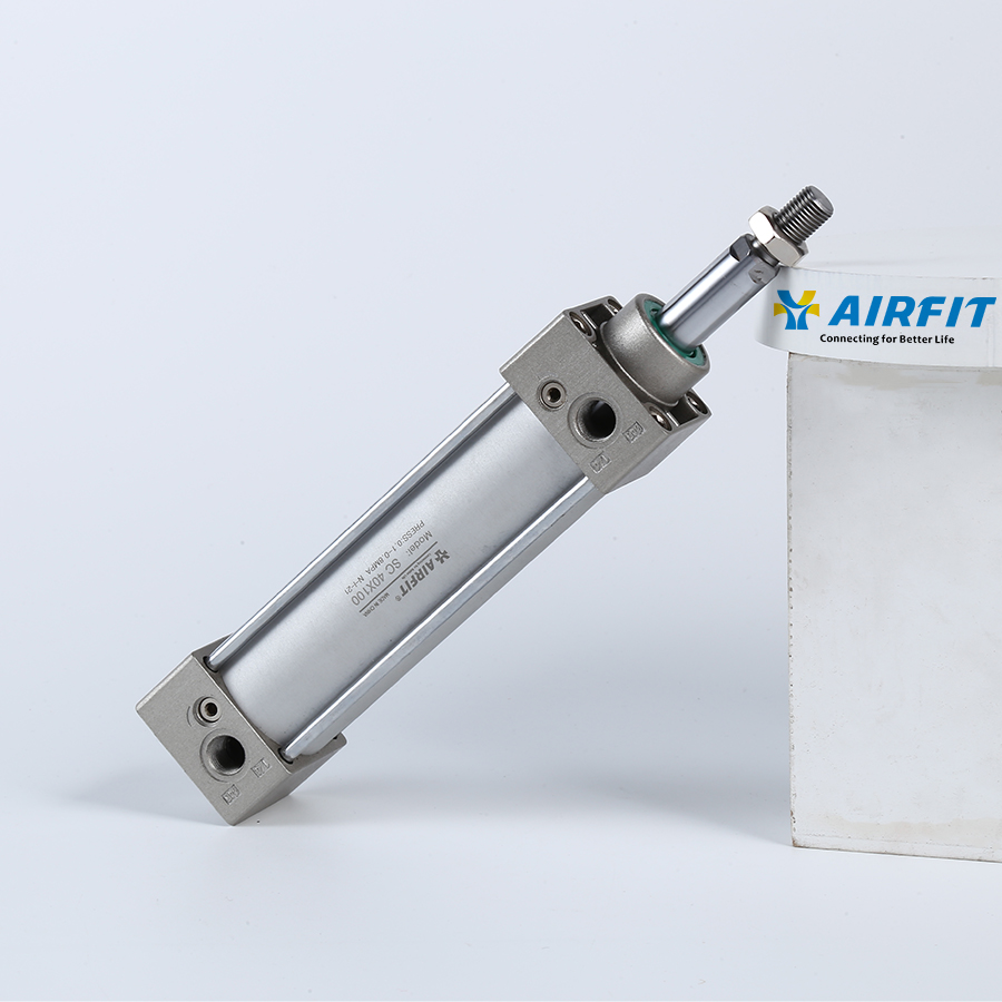 Пневматический цилиндр двойного действия AIRFIT Ningbo SC 32 мм 40 мм 50 мм 63 мм 80 мм 100 мм