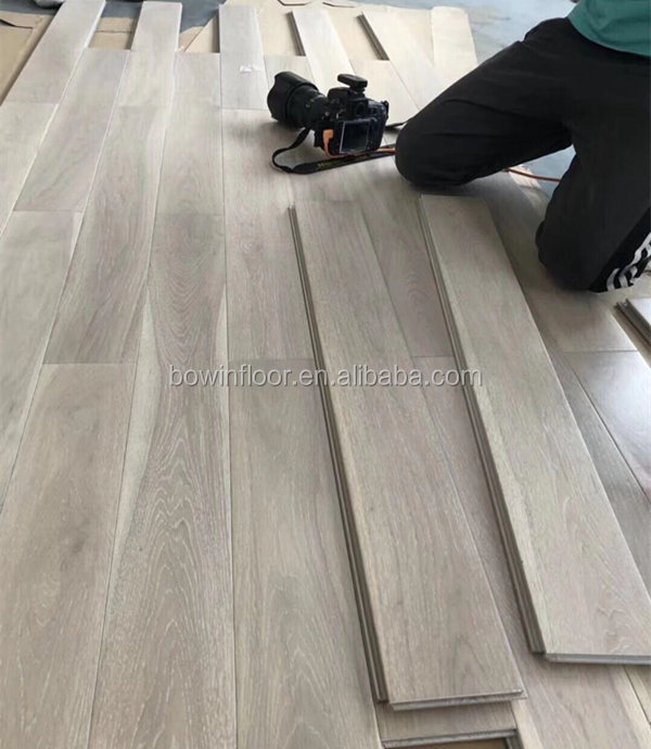 5 ''x 3/4'' белый серый Европейский твердый дуб напольное покрытие