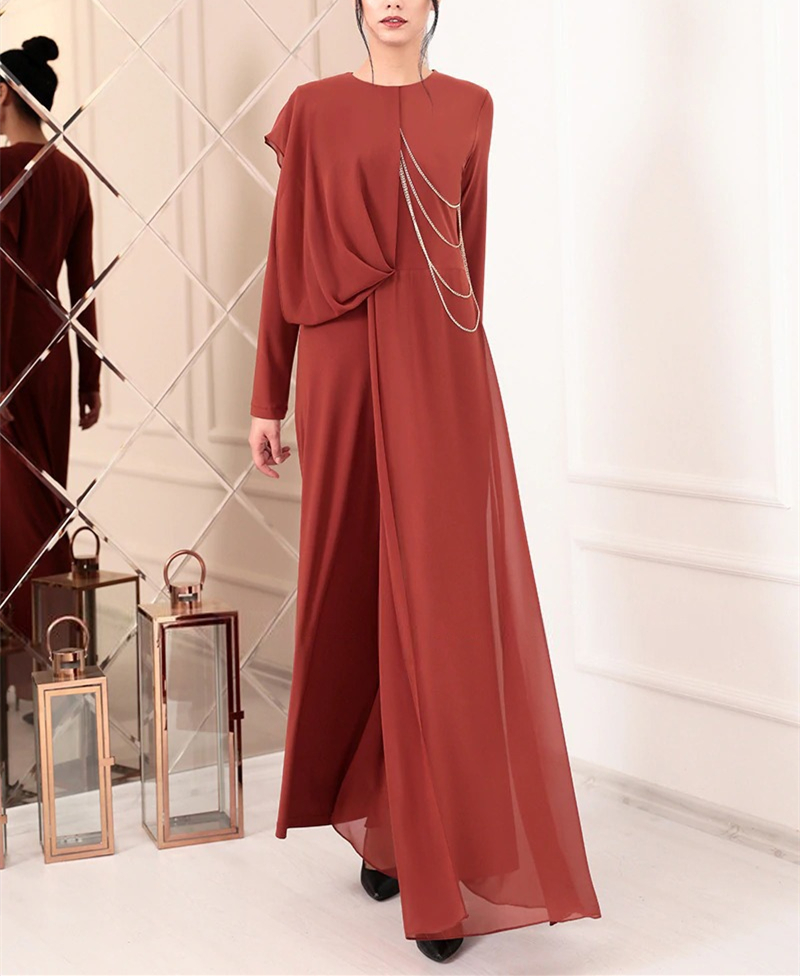 soild color sexy mesh see through muslim evening dresses abaya women's jumpsuit middle Eastern robe dress islamic clothing
