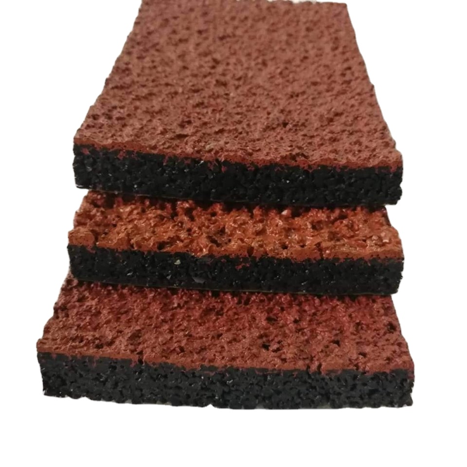 rust red blue colored epdm rubber granules for sandwich epdm running track spray coat top layer rubber granules synthetic field