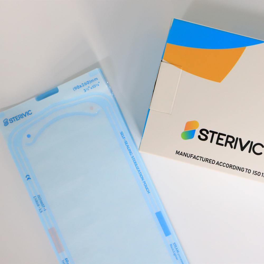 Стерилизация зубов, самозапечатывание, одноразовые мешочки от Sterivic