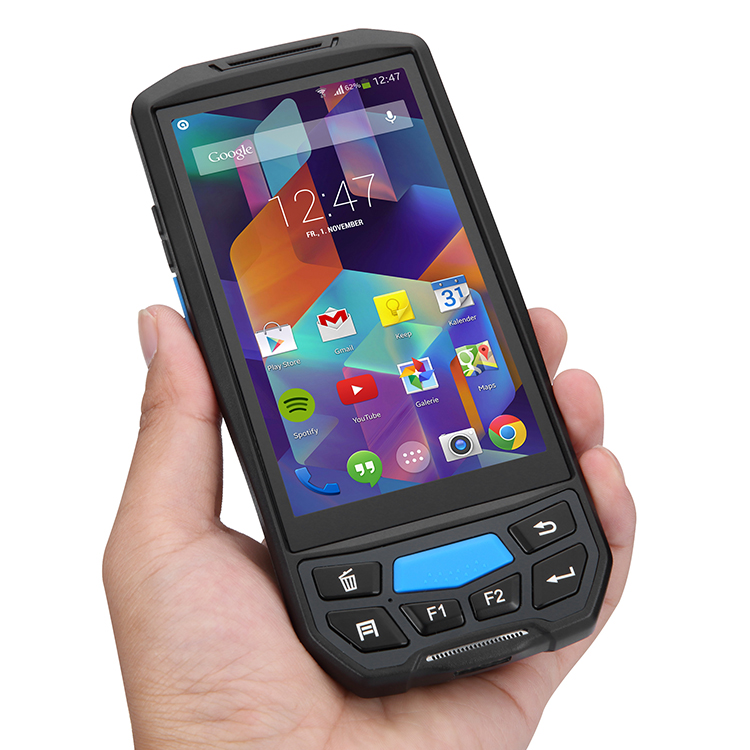 Портативный портативный считыватель данных на Android LF 134,2 кГц, сборщик данных HDX PDA для сканирования бирок животных и бирок bin