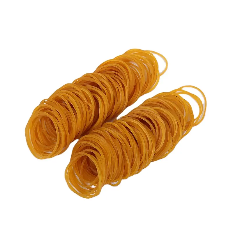 High Quality Environmental 1.5 Inches in Diameter Elastic Rubber Bandand natural yellow rubber bands