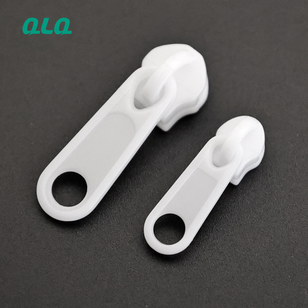Wholesale 3# 5# 8# Plastic injection POM Non lock slider Auto lock slider puller For Bag