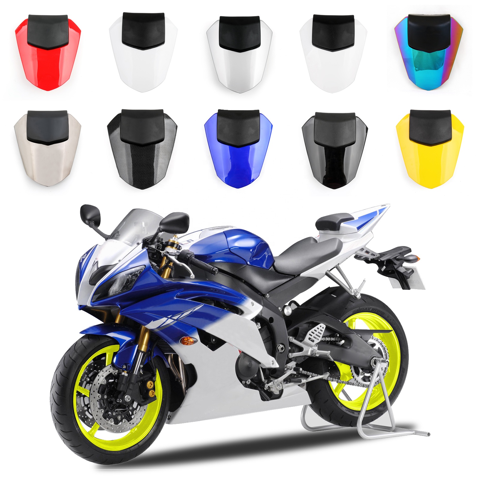 Бесплатная доставка, обтекатель для заднего сиденья, чехол для Yamaha R6 2008-2016 2009