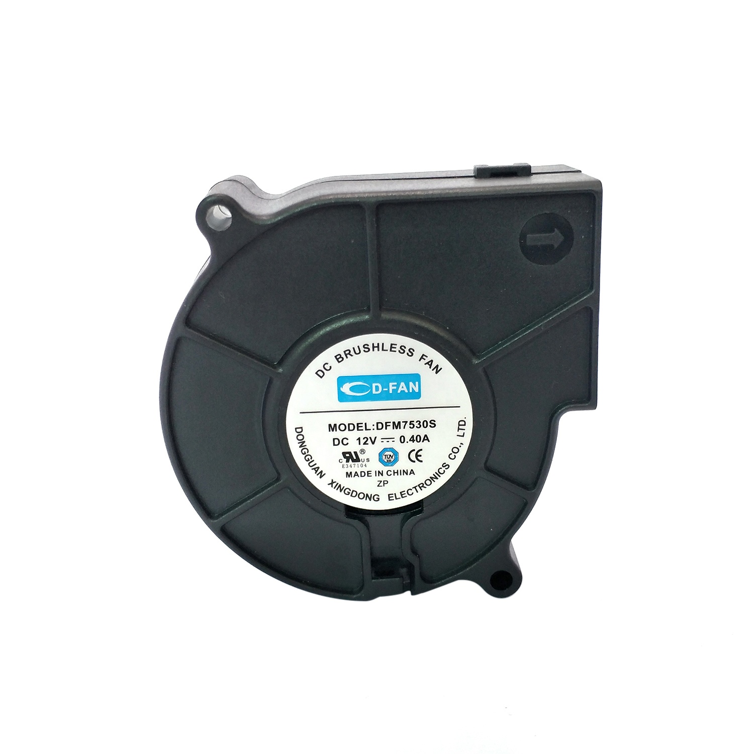 Центробежный вентилятор 24v 75x75x30 7530 75mm 12v dc