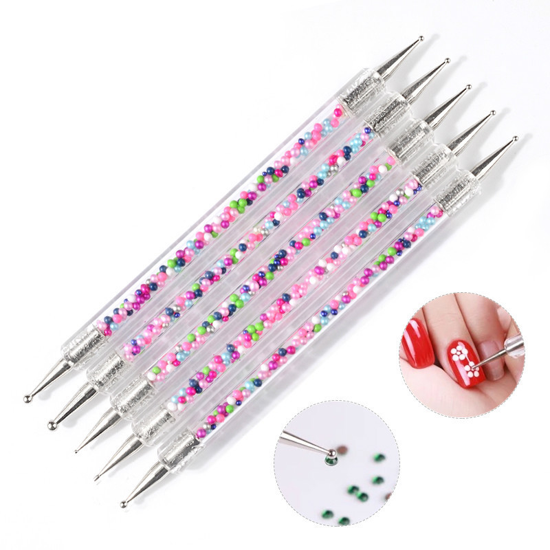 2020New Nail Art ручка для рисования 5 шт./компл. УФ-гель ручка для рисования ногтей Оборудование Инструменты для расчистки DIY