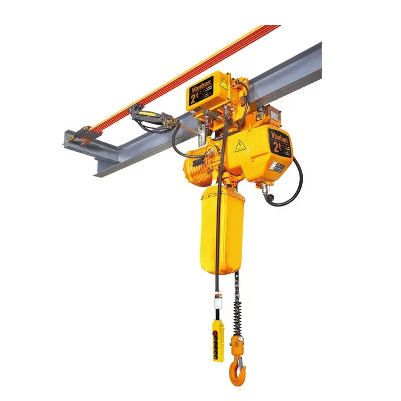 Vanbon CE ISO Quality small motor chain Hoist 2 tons from 30years crane and hoist manufacture