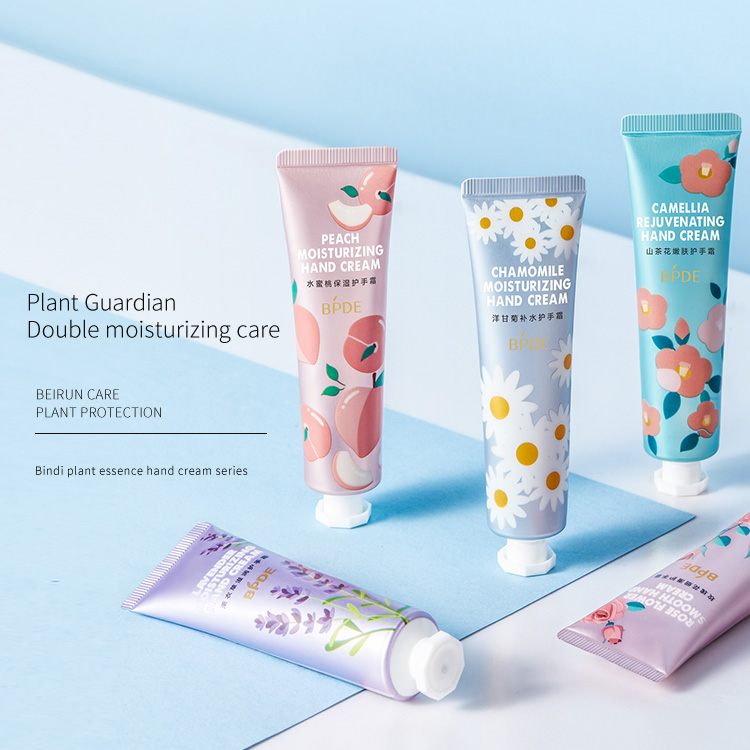 OEM BPDF best wholesale mini vegan natural repair moisturizing Peach whitening hand cream 30g