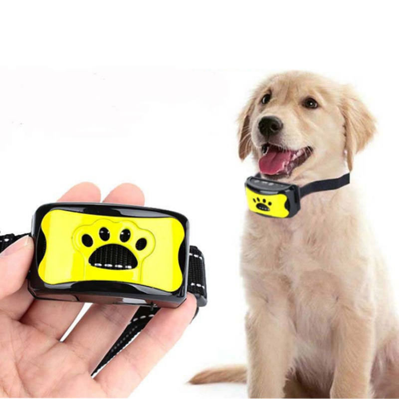 Automatic Waterproof Rechargeable Shock Vibration Device Stop Excessive Dog Barking Anti Barking Dog Collars