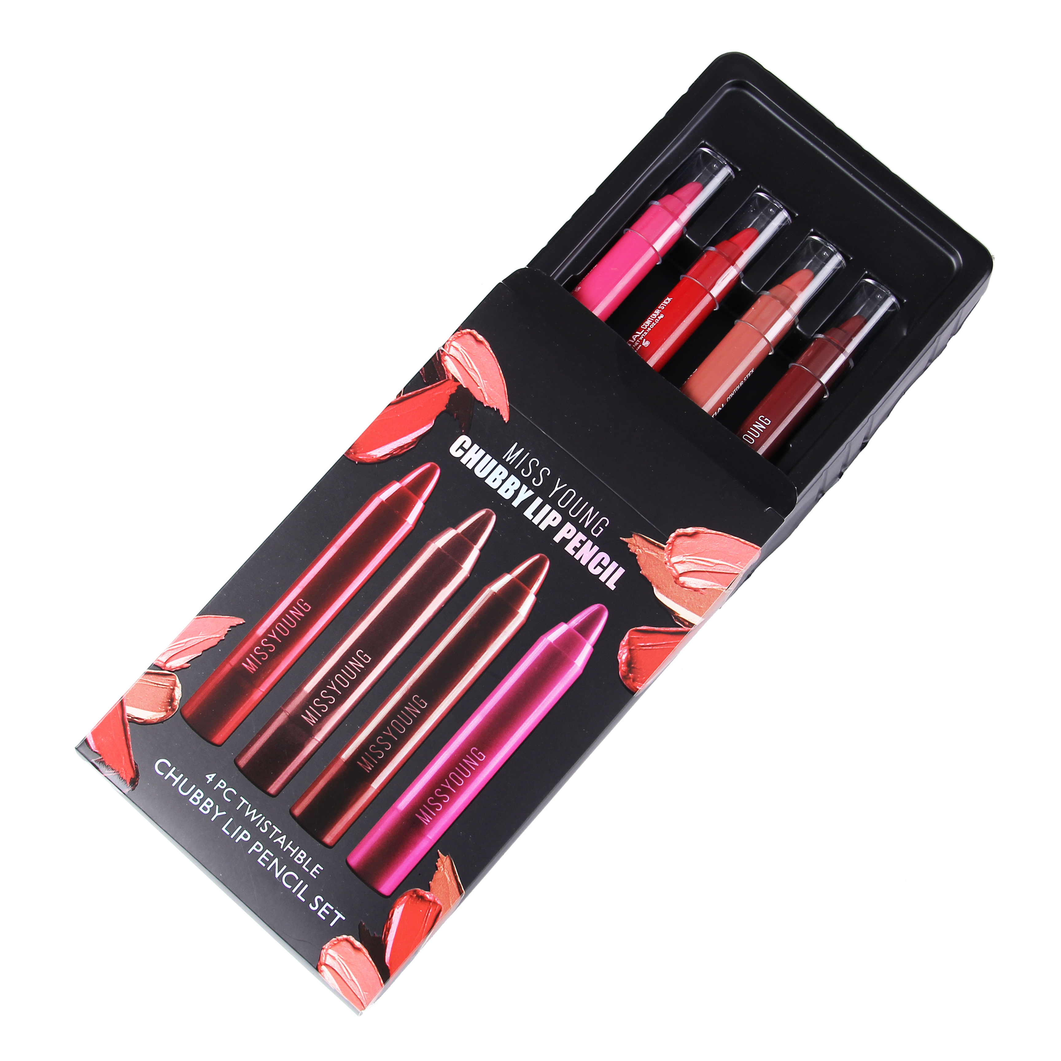 Moisturizing Pencil Shape Design Long-lasting Lipstick Set Makeup Gifts Kits Private Label