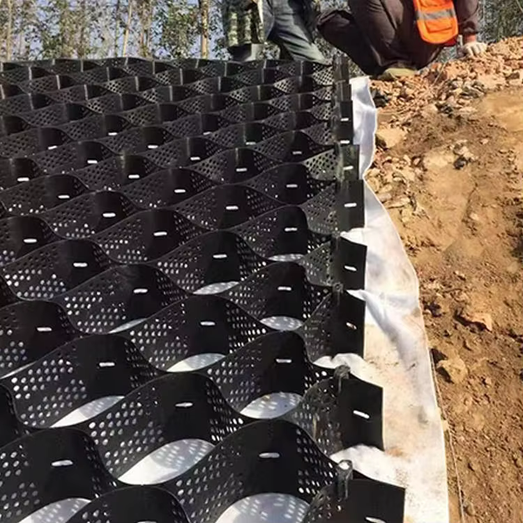 Slope Protection Soil Stabiliser Reinforcement Hdpe Geocell Erosion Control