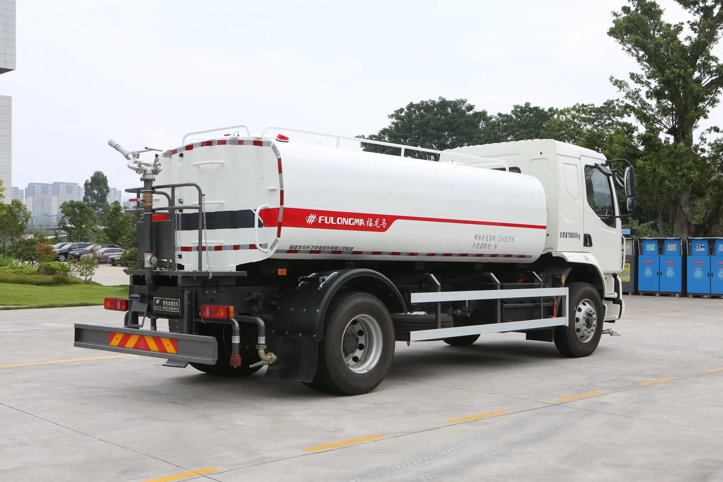 Water Truck FULONGMA 10cbm Water Tank Carrier Truck Mounted Water Sprinkler