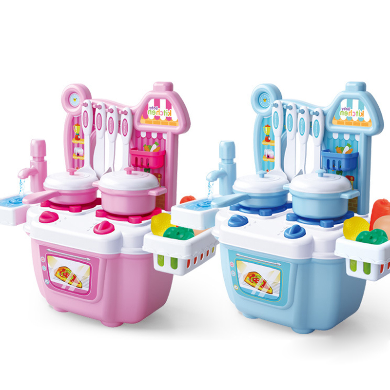 20Pcs Kids Kitchen Set Toy Cooking Toys For Children Parents Home Children's Kitchen Toys