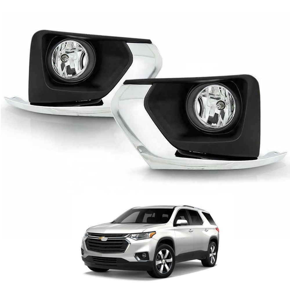Комплект кузова OE стиль прозрачные линзы комплект противотуманных фар для chevrolet Chevy подача 2018 2019 2020