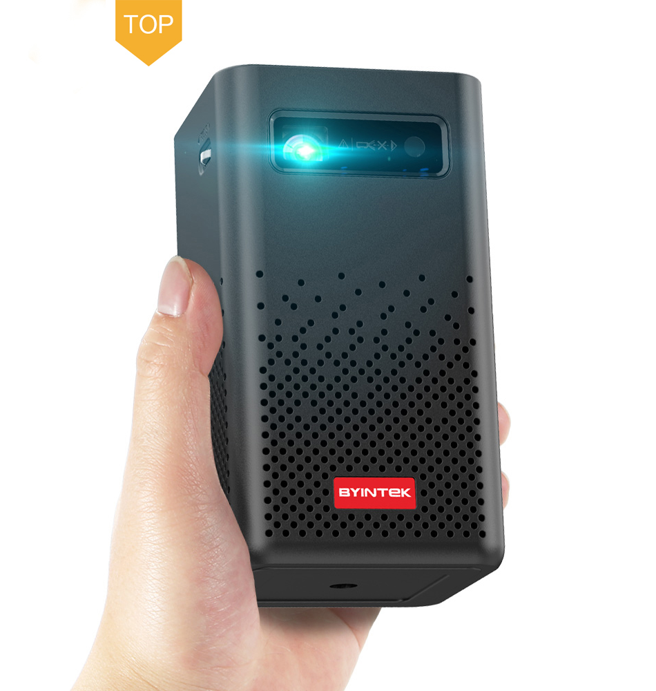 Мини-проектор BYINTEK P20 4K 3D Android Smart WIFI Pico карманный портативный светодиодный DLP-проектор домашний кинотеатр для смартфона планшетного ПК