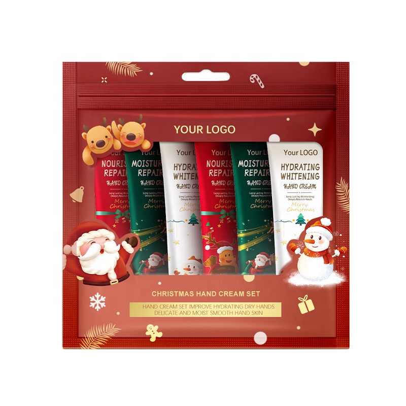 OEM Factory Wholesale Price cosmetic mini hand lotion gift set for christmas 2024 hand spa treatment hand cream set