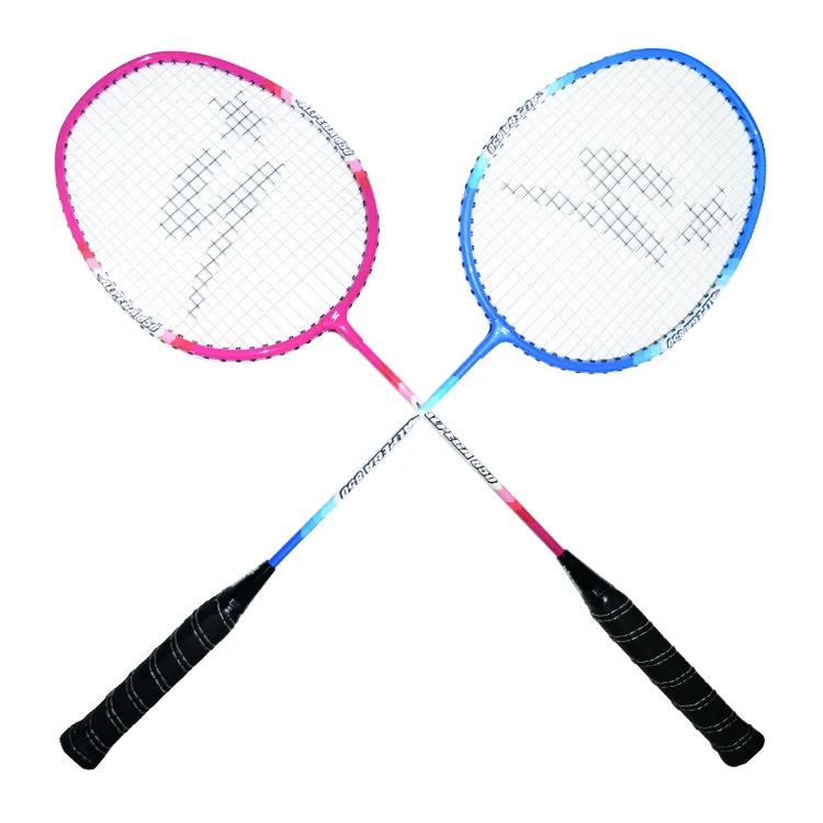 Badminton Racket Set Family Package, Aluminum alloy with Outside T-joint