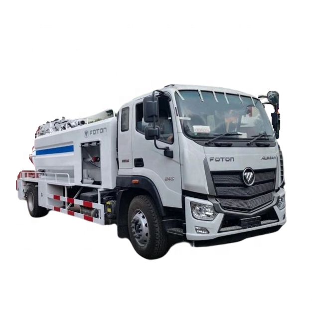 Полноприводной трактор Foton 12 тонн промывка канализационных автомобиля 12000L комбинированные канализационные вакуумный грузовик