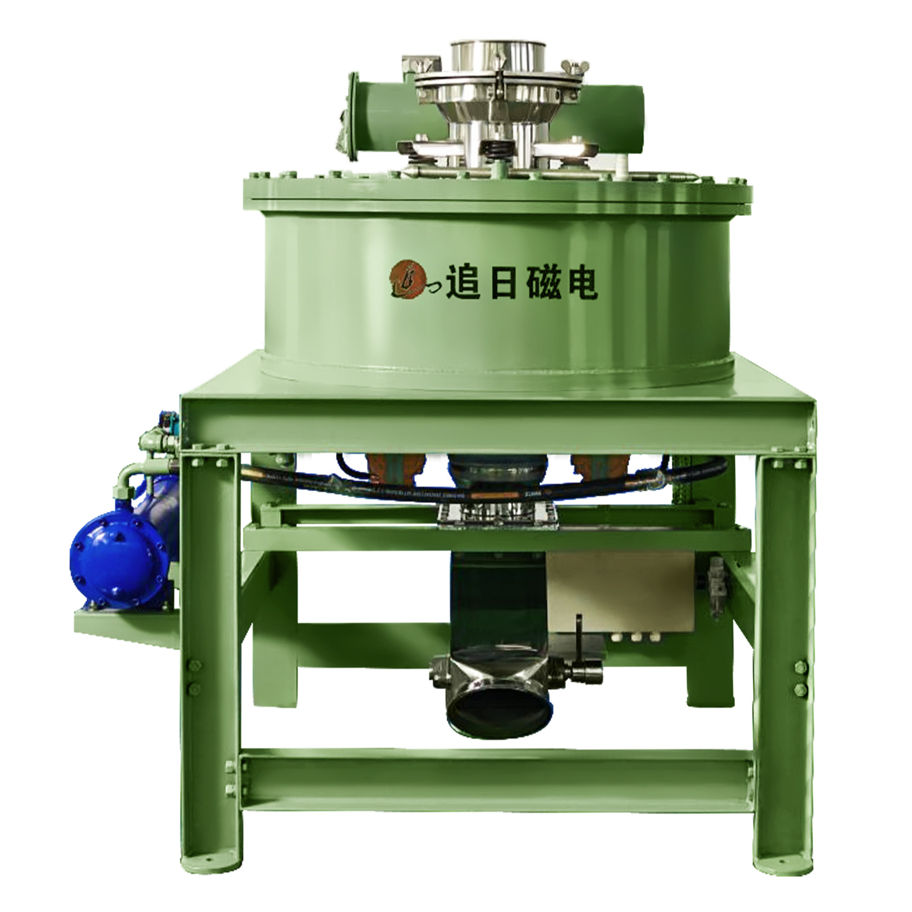 High Intensity Wet Type Feldspar Vertical Ring Whims Magnetic Separator for Red Ore/ Chrome/ Manganese/ Titanium Ore/ Wolframite