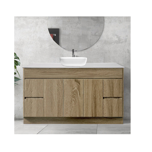 HZ modern luxury customized high quality sink bathroom storage cabinet Vanity