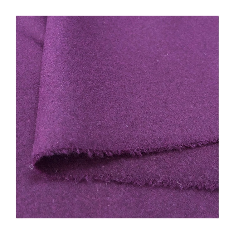 Heavy Eco Friendly ochirly Wool Fabric woven Dress Shirt Bag Plain Coat