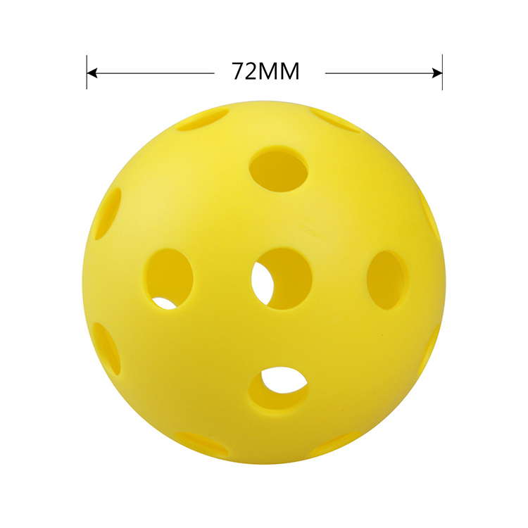 2021 Bestselling 40 Holes Pickleball Ball Customized logo 26 Holes High Quality pickleball balls Outdoor Sports