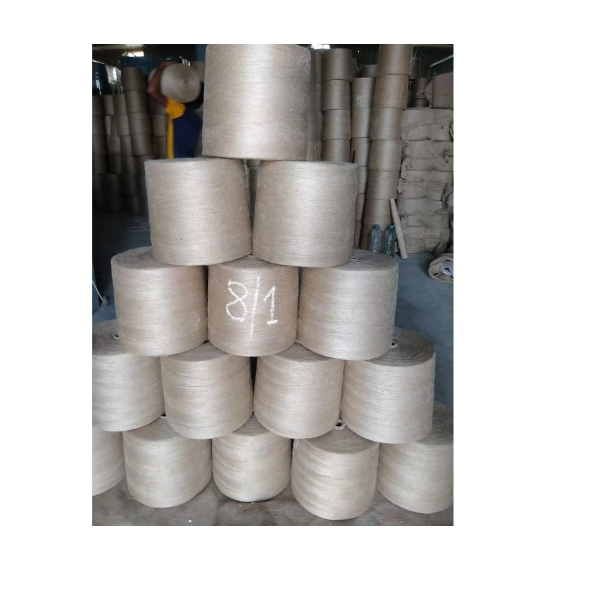 Eco-Friendly Bangladesh Factory Manufacture Good Quality 100% Natural Jute Yarn competitive jute yarn Exportable From BD