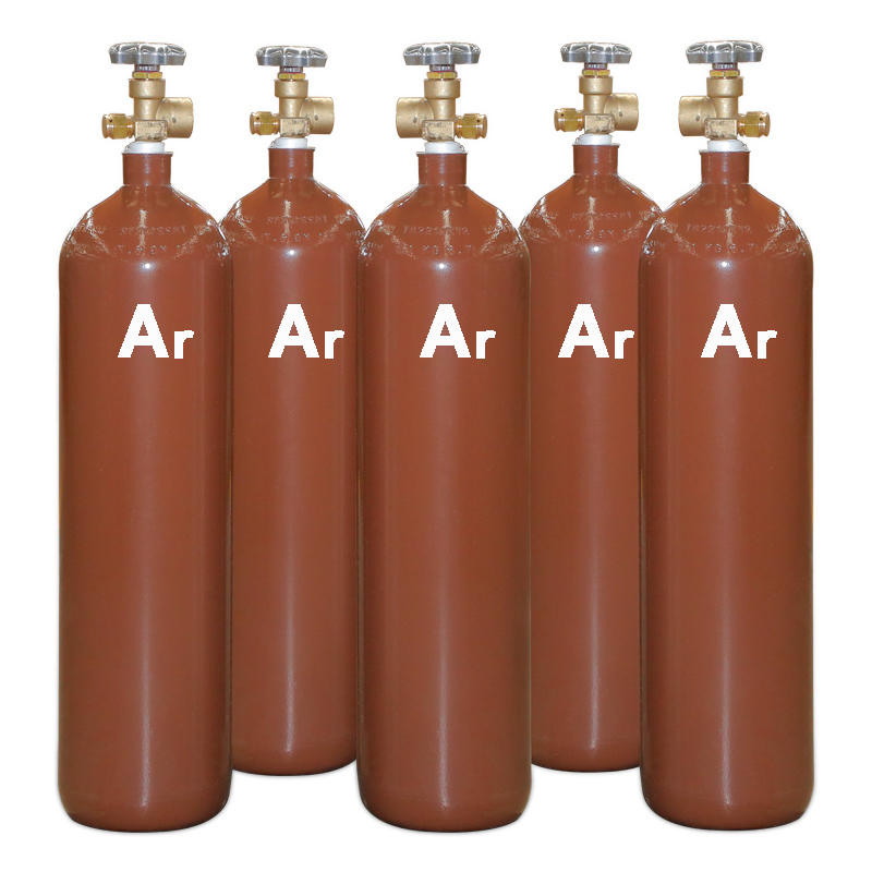 99.9999% purity gas cylinders refilling argon medical