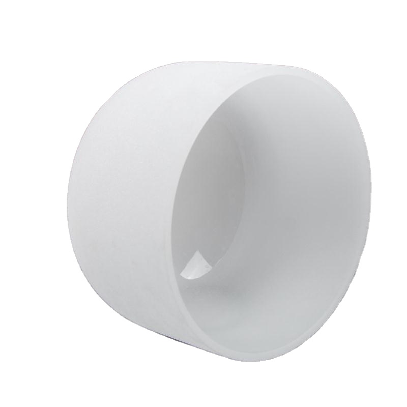 Luxury business gifts 12 inch White frosted Singing Bowl for Sound healing 440Hz/432Hz Chakra Quartz Crystal Singing Bowl