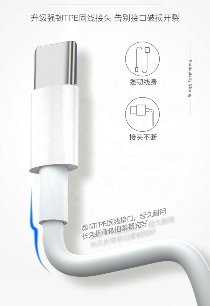 WIK-YS в наличии, ПВХ Универсальный 2A Micro Usb Micro Type C зарядный кабель, белый для iPhone