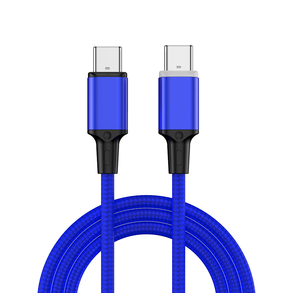 High quality PD 100W 20V 5A Usb-C Nylon braided fast charging cable magnetic cable for iPhone 13 fast charging