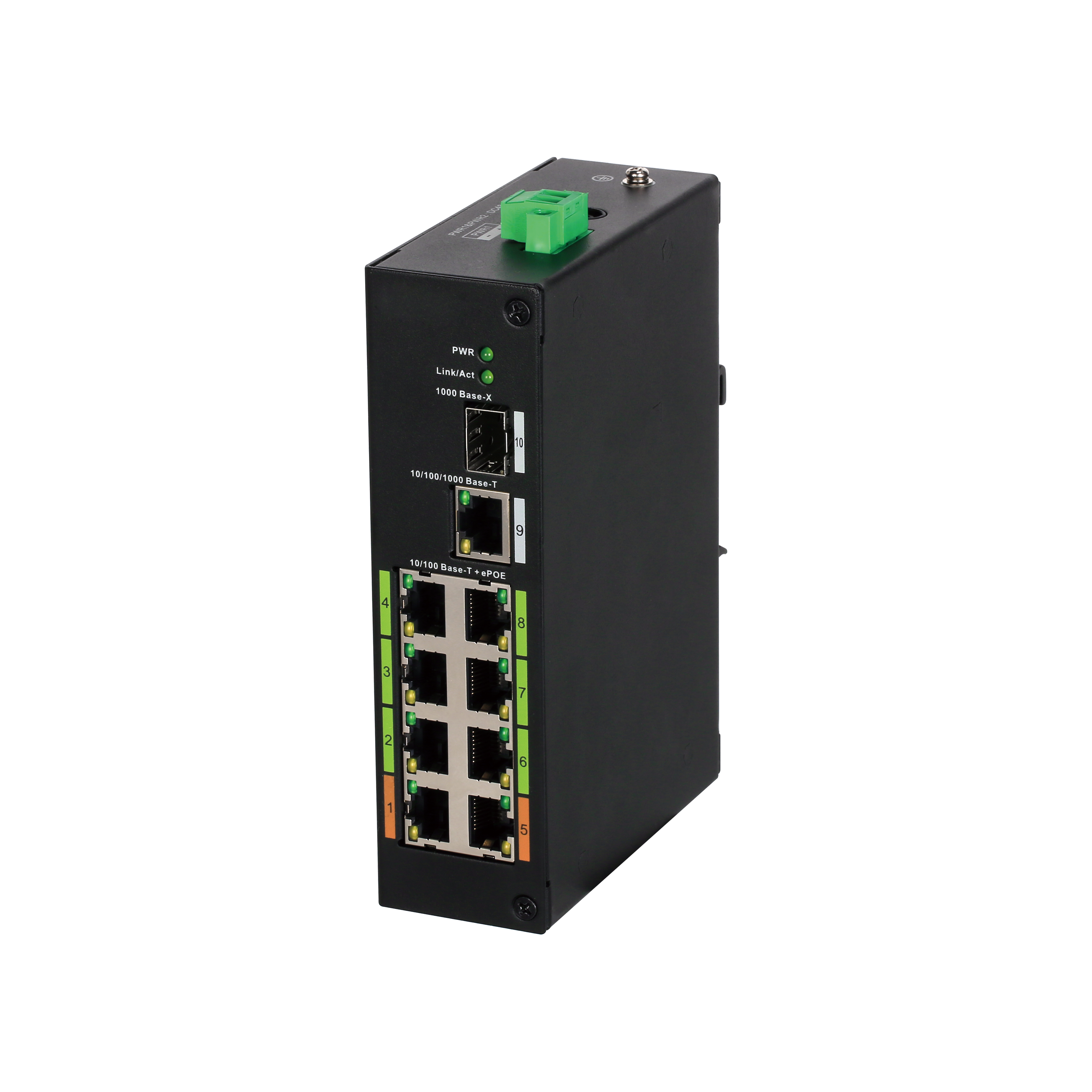 Сетевой видеорегистратор DaHua коммутатор питания через ethernet LR2110-8ET-120 8-портовый ePoE переключатель 10/100/1000 Мбит/с поддержкой Hi-poe оригинал
