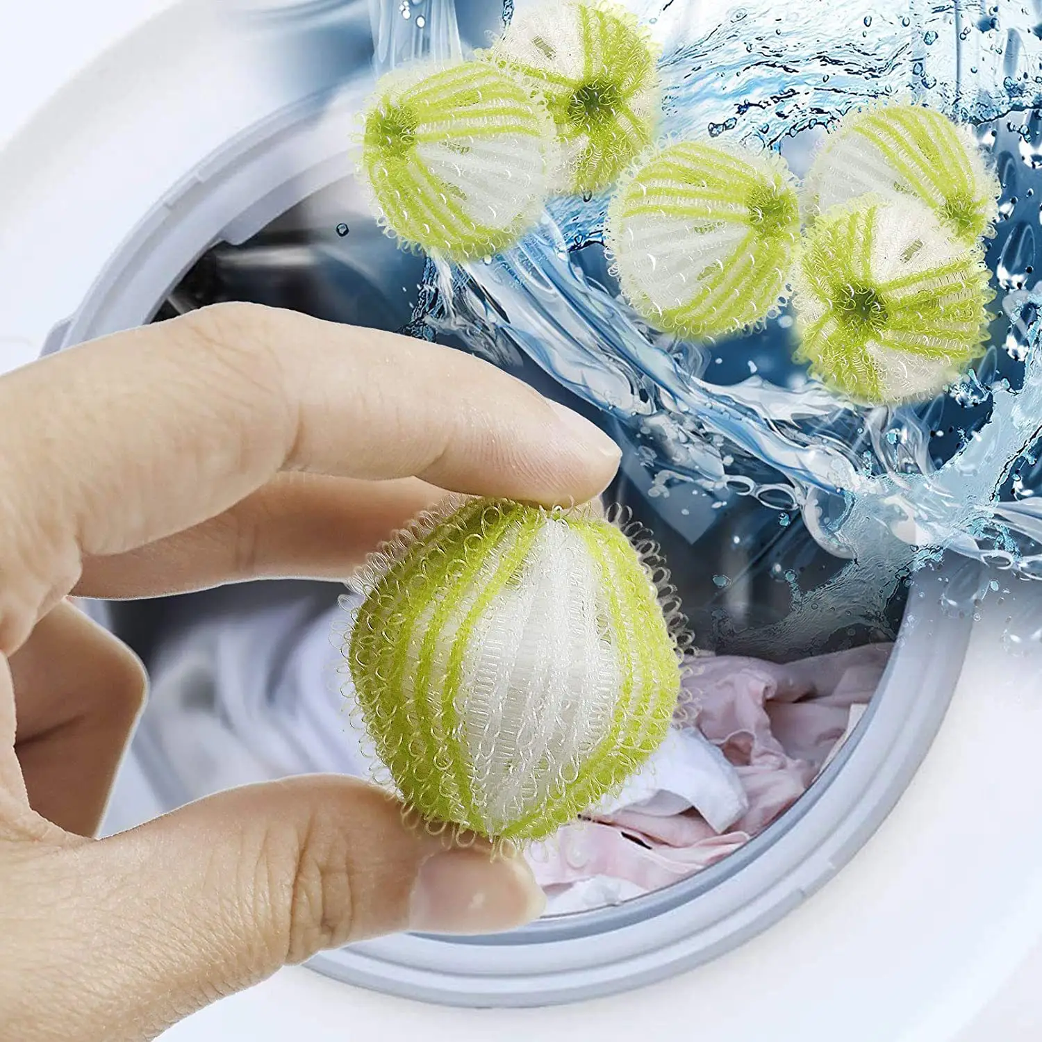 Magic Laundry Ball Pet Hair Remover Reusable Lint Catcher Washing Machine Laundry Balls