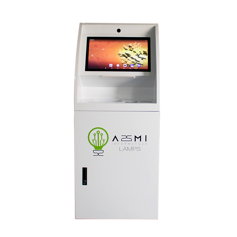 21.5 Inch Capacitive Touch Screen Windows System ATM machine With Card reader QR Code Scanner Self service Kiosk For Government