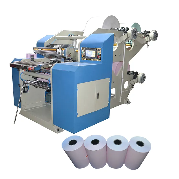 Hot Sale Automatic Thermal Paper Roll Slitting Rewinder Machine for Cash ATM POS Roll etc