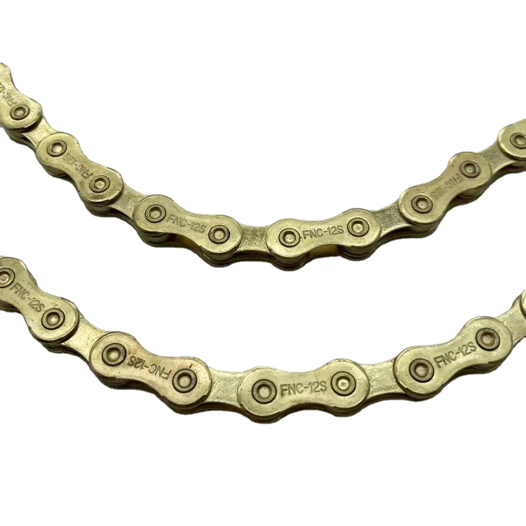 cheap antirust golden stainless steel half hollow 8s 9s 10s 11s 12s sports mountain bicycle bike chain