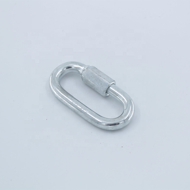 professional heavy duty Factory direct wholesale 304 316 stainless steel spring climbing button carabiner