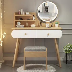 Vanity Dresser Modern European Make Up Dressing Table Small Makeup Dressing Table With Storage Drawer