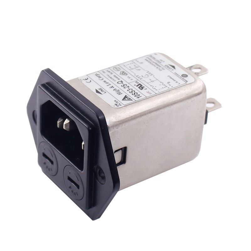 Модуль ввода питания IEC 320 C14 розетка + держатель предохранителя