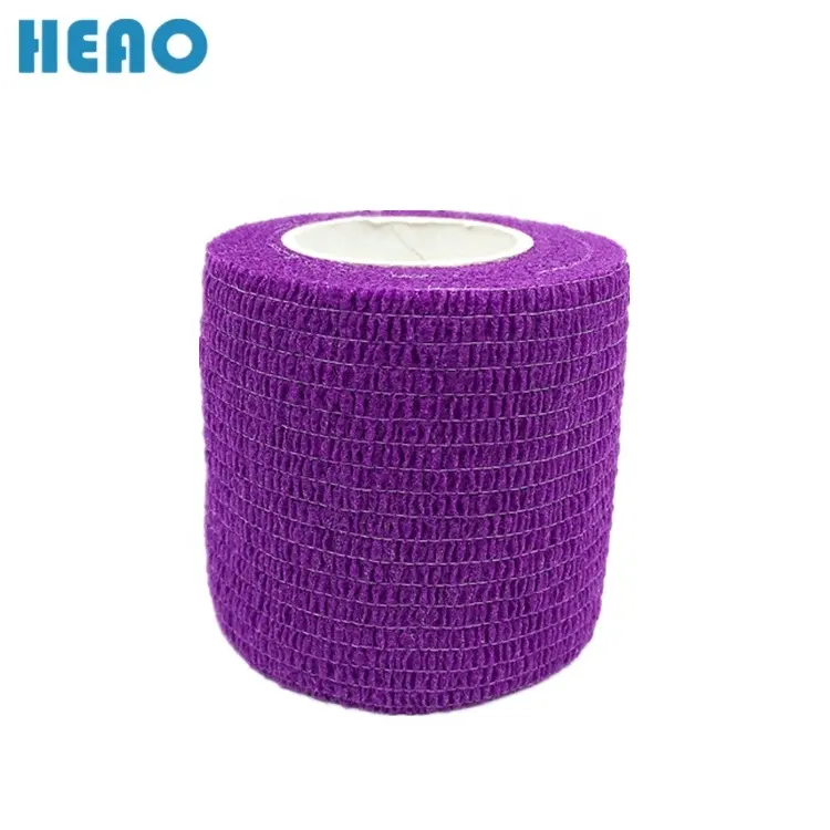 Soft non woven self elastic cohesive bandage sports athletic tape uesd in gym