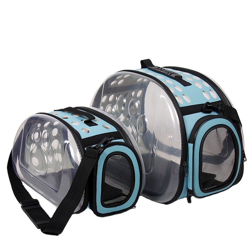 Outdoor fashion, portable, environment-friendly, transparent bag, foldable, breathable capsule, for cats, dogs and pets