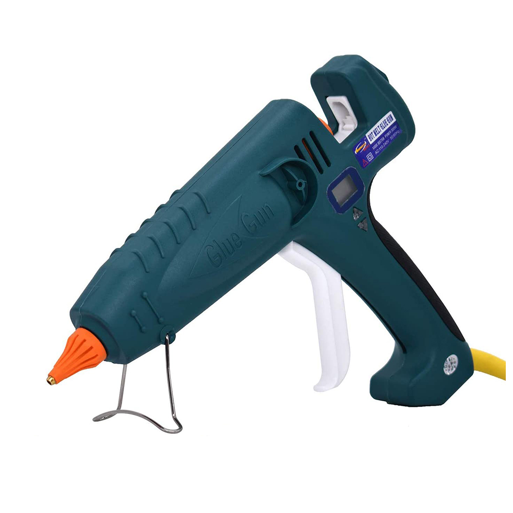 Full Size Hot Glue Gun 500 Watts High Power Industrial Manufacture Thermostat Temperature Adjustable LED Display 11mm Glue Stick