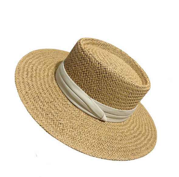 Модная женская соломенная шляпа sombrero с широкими полями для путешествий на весну и лето, оптовая продажа